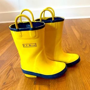 Toddler LL Bean rain boots